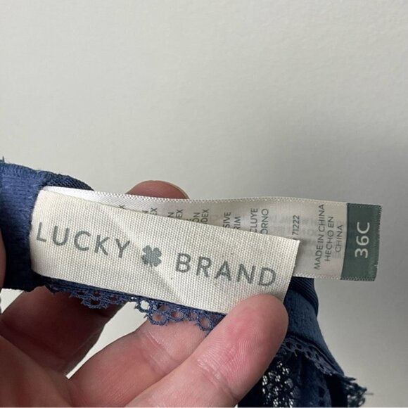 LUCKY brand blue bra 36 C - Picture 4 of 4